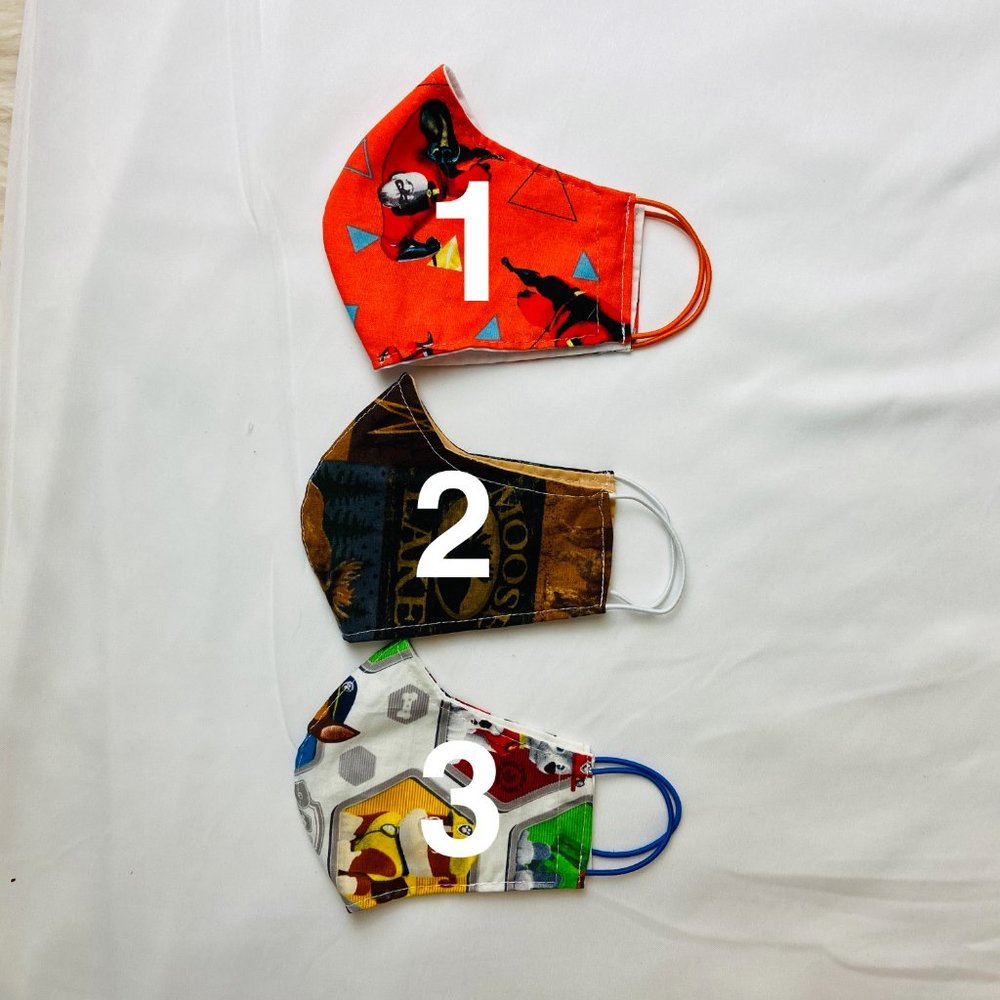 MAKE IN USA Kid Cloth Washable Reusable Face Mask - Picture 2 of 4